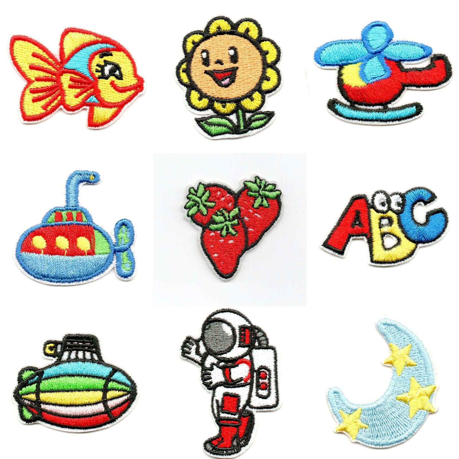 Embroidery DIY self-adhesive patch embroidery embroidery stickers cartoon clothes cute cloth stickers self-adhesive