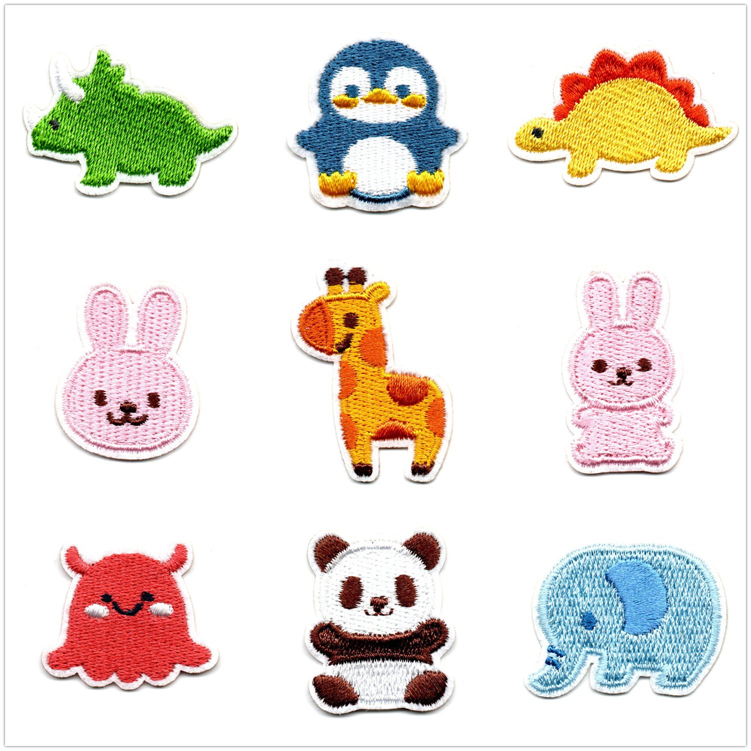 cartoon cloth sticker animal embroidery sticker clothing clothes sticker self-adhesive accessories embroidery stamp DIY patch sticker