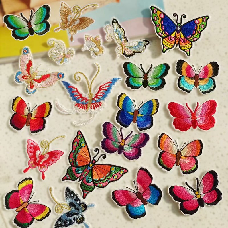 flower embroidery iron on patches cloth sticker for clothes t thirt hat socks, ironing stickers patches #278