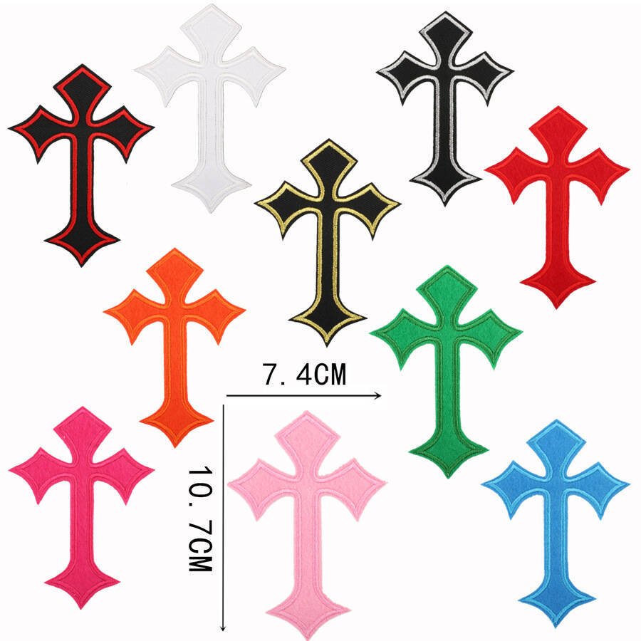 Embroidery Cloth Sticker Jesus Love You Bag Decorative Patch Sticker Inspirational Language Embroidery Label