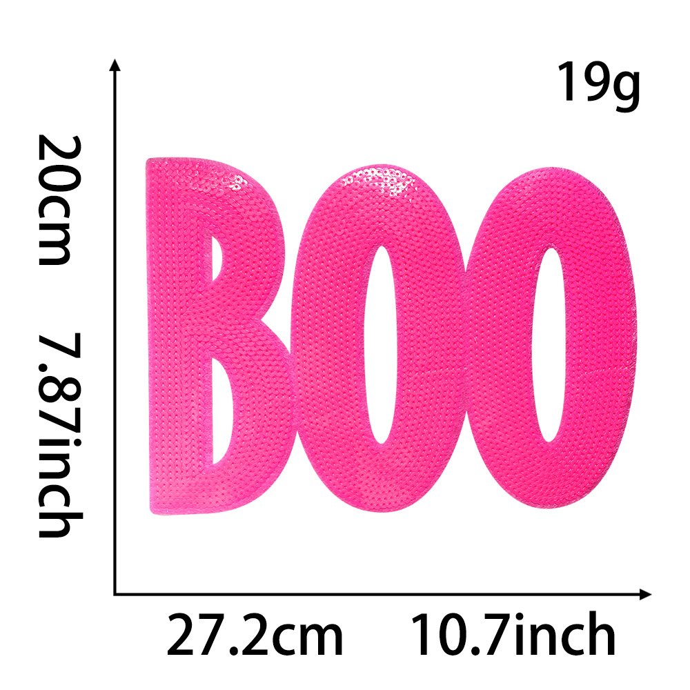 Boo! Bead gold product spot oversized 28cm bead Iron on Patches patch cloth sticker large pattern, ironing cloth sticker