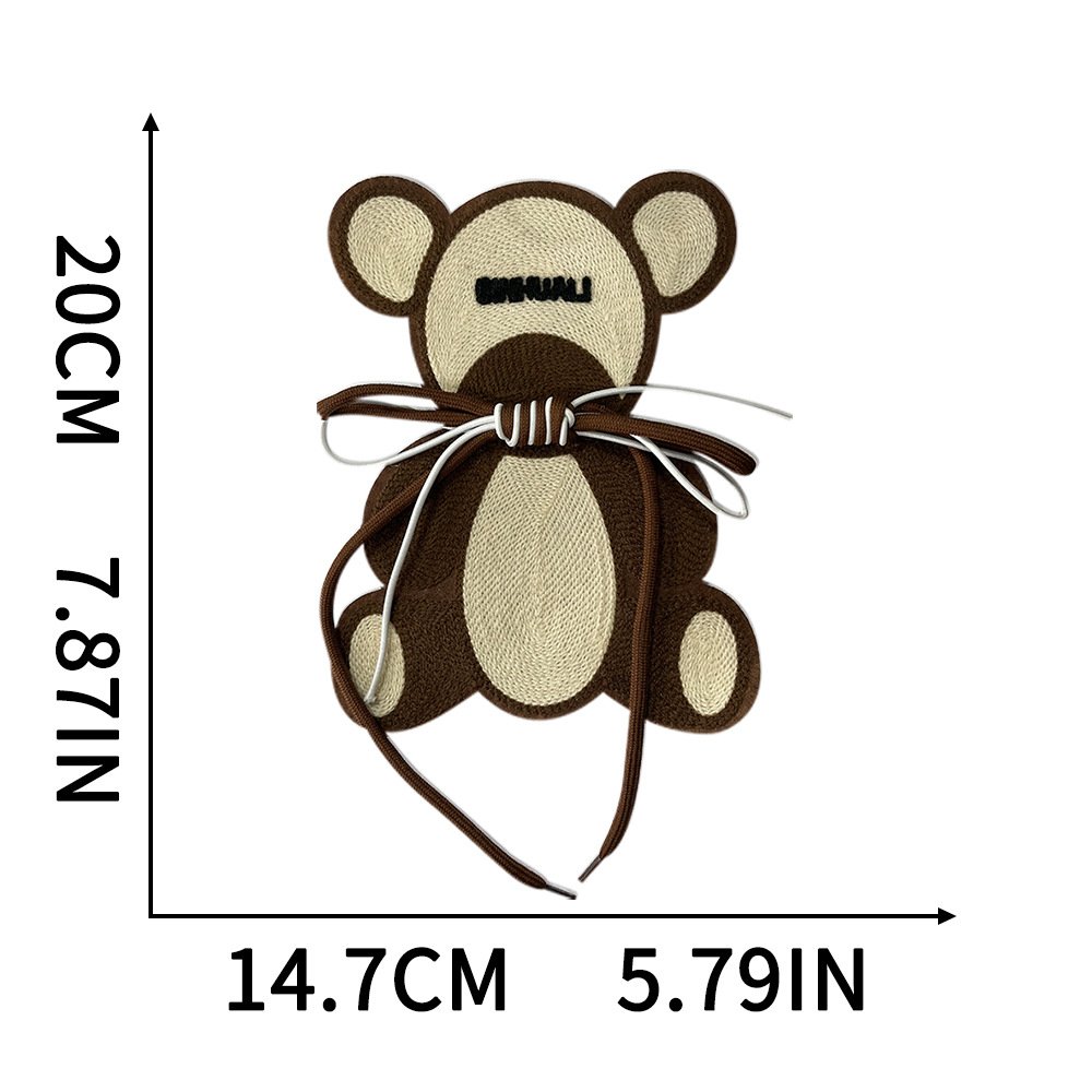 Versatile autumn and winter towel Iron on Patches cartoon bear cloth sticker Iron on Patches sticker men's and women's clothing Iron on Patches patch DIY sticker