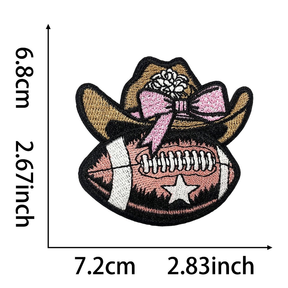 rugby element cloth patch, rugby game cloth sticker